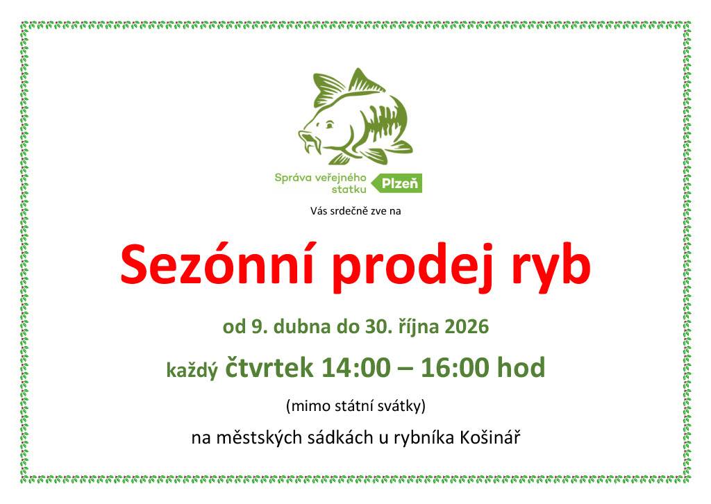 Sezónní prodej ryb