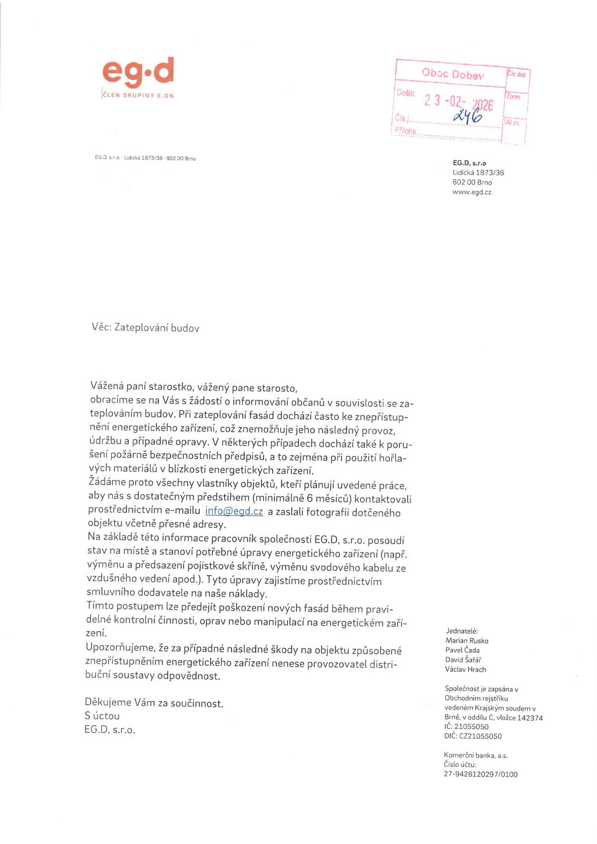 Eg.d - Zateplování budov - informace pro občany