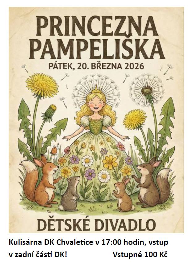 Vstupenky lze zakoupit na pokladně DK Chvaletice vždy v pondělí a ve středu od 15:00 do 17:00 hodin nebo online https://dkchvaletice.enigoo.cz/app/vstupenky/events. Možno zakoupit i na místě, pokud nebude naplněna kapacita.