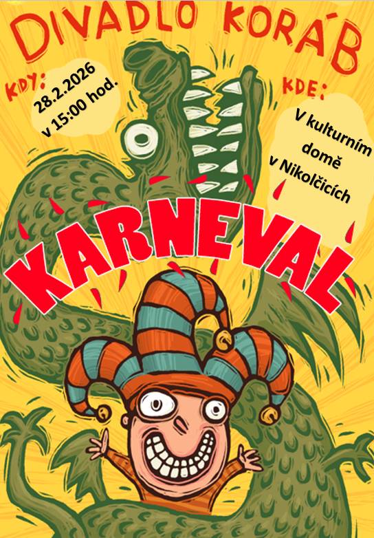 v sobotu 28.2.  od 15:00 hod.   v kulturním domě