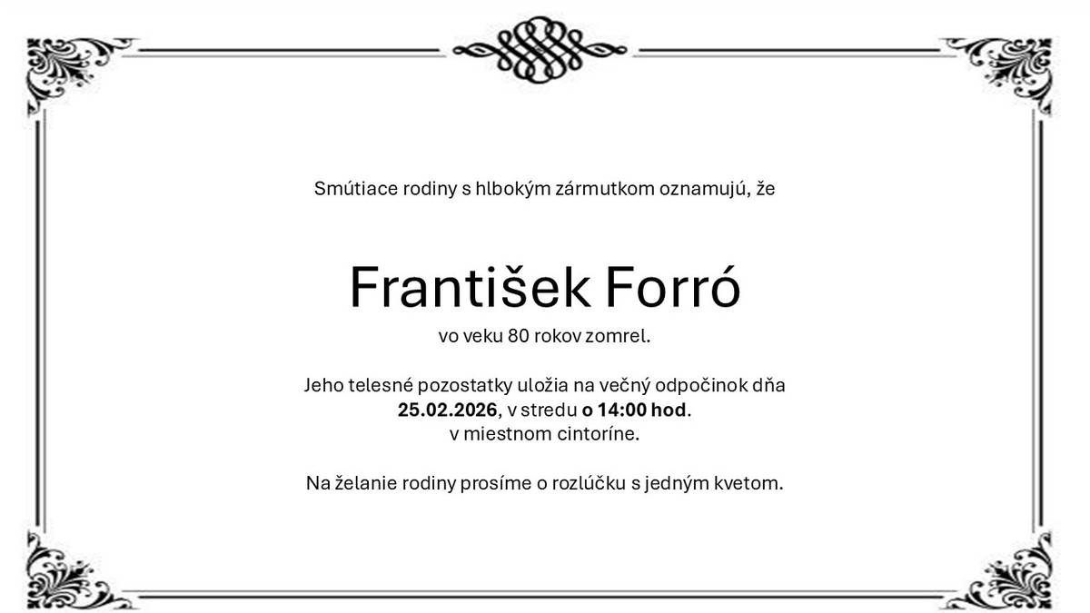 zverejnené so súhlasom rodiny