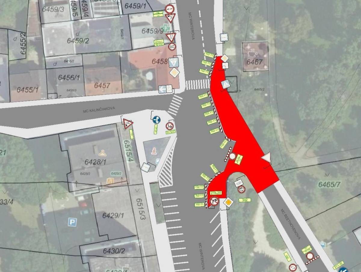 Mesto Piešťany informuje obyvateľov, že z dôvodu rekonštrukcie križovatky ulíc Beethovenova a Winterova dôjde k dočasnému dopravnému obmedzeniu.