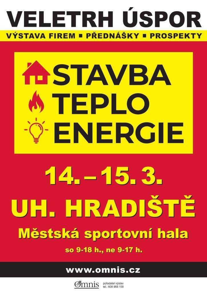 Pozvání na veletrh Stavba teplo energie v Uherském Hradišti