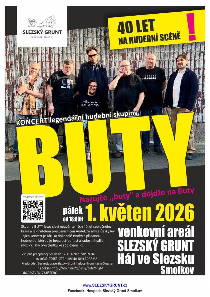 1.5.2026 od 18:00 hod. venkovní areál Slezský grunt Háj ve Slezsku - Smolkov