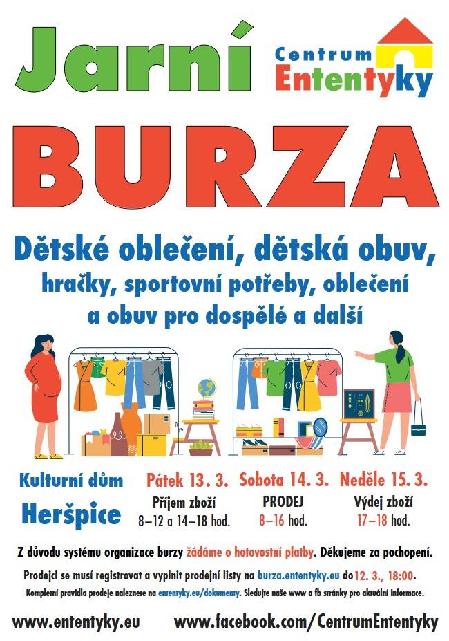 Jarní burza Ententyky od 13.3. do 15.3.2026