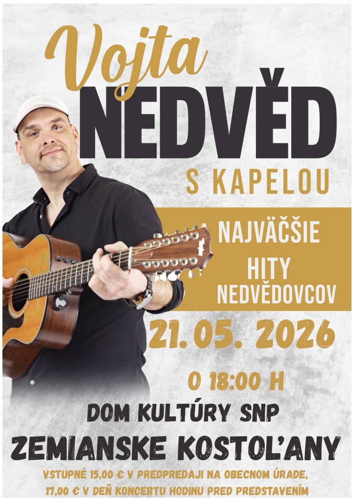Koncert Vojty Nedvěda s kapelou