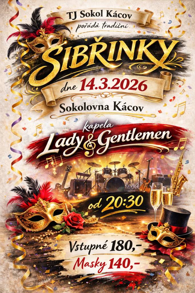 ŠIBŘINKY KÁCOV  DNE 14.3.2026