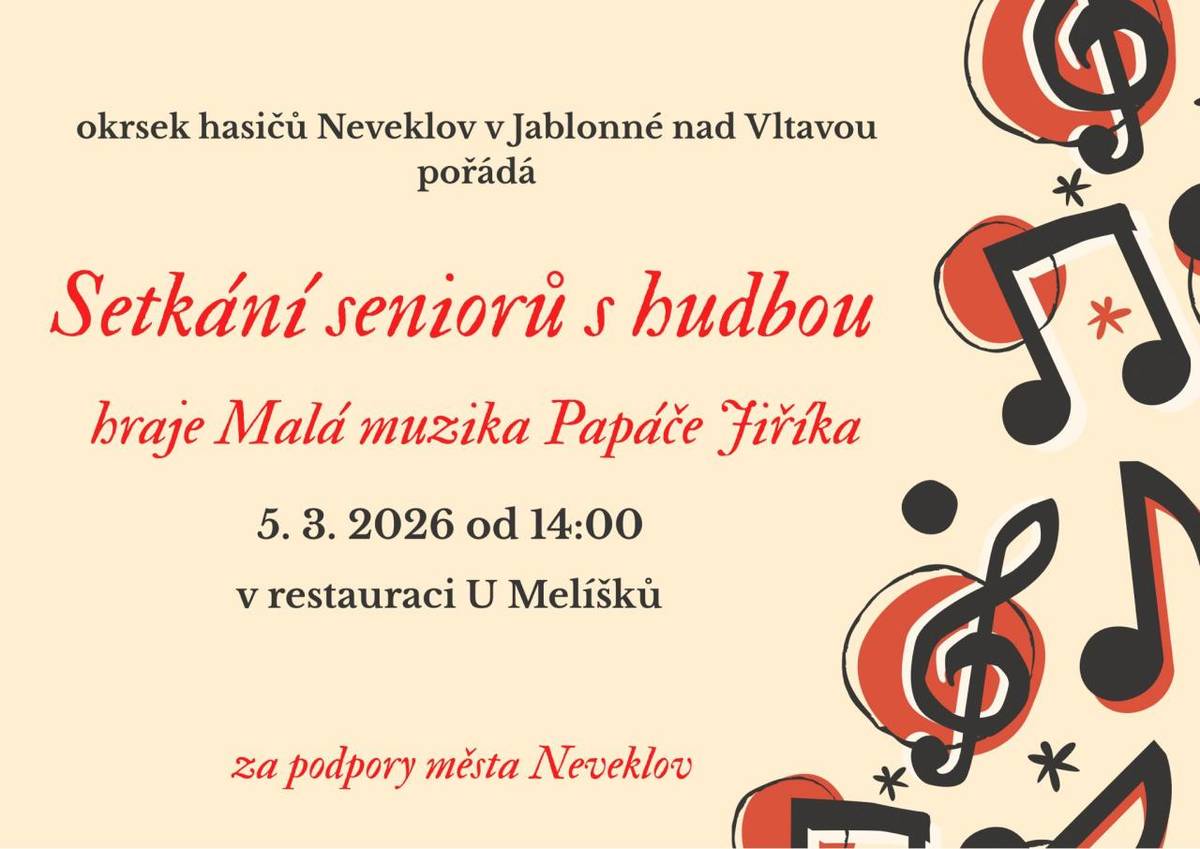 Setkání seniorů v Jablonné nad Vltavou.