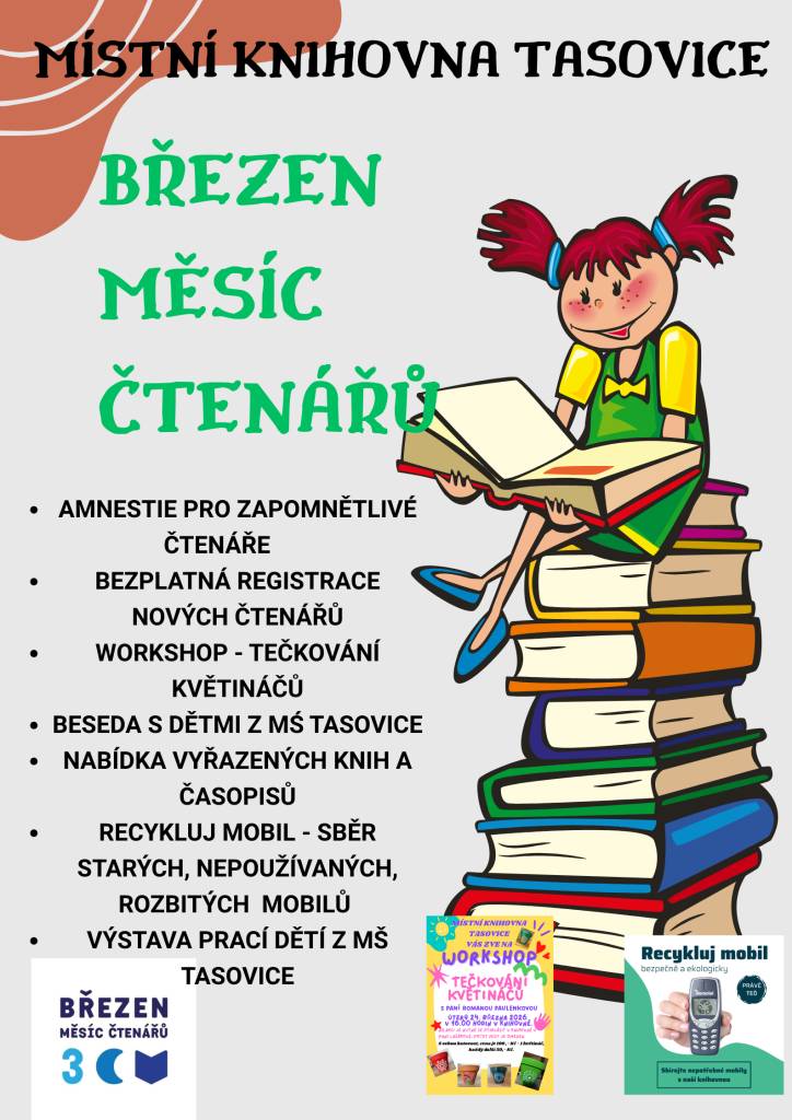 Březen měsíc čtenářů.