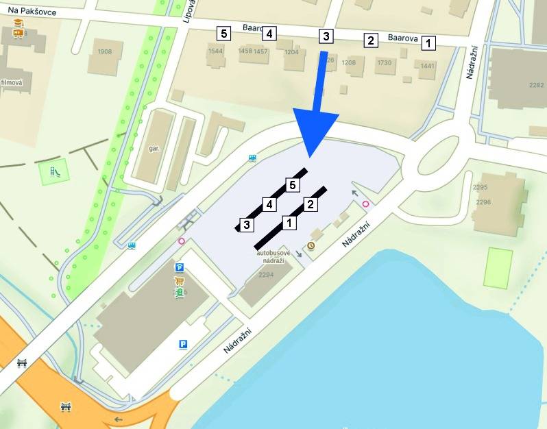 Od 1.3.2026 částečné zprovoznění nádraží.  Více informací v příloze.