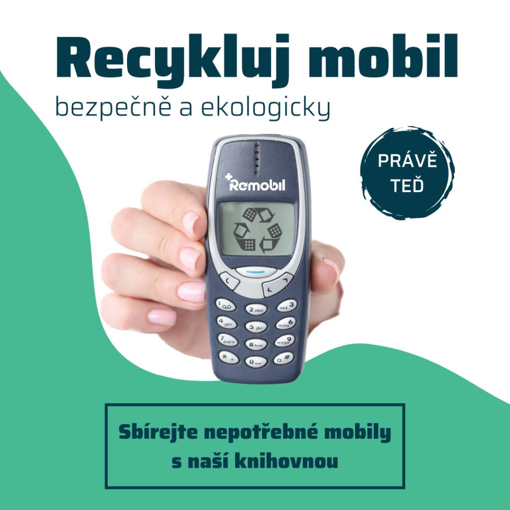 Místní knihovna Tasovice se zapojila do projektu sběr starých, nepotřebných mobilů včetně příslušenství, dalšího drobného elektrozařízení.  Mobilní telefony můžete odevzdat do místní knihovny Tasovice, popřípadě na obecní úřad Tasovice (březen – květen). Z každého odevzdaného mobilu je věnováno..