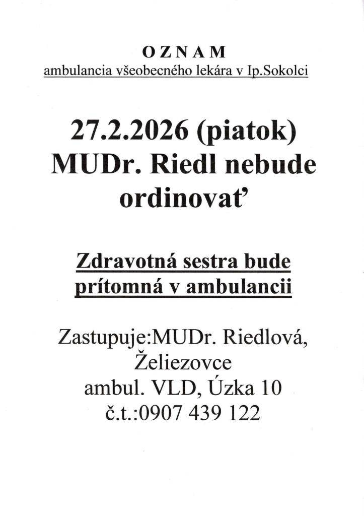 relácia obvodný lekár