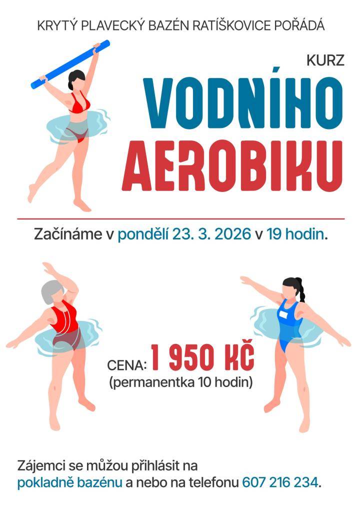 kurz vodního aerobicu