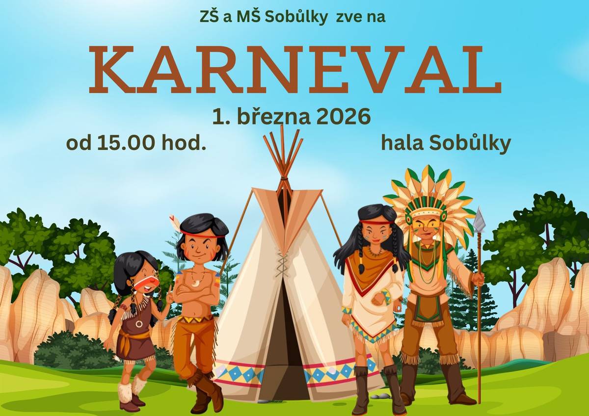 Hlášení obecního úřadu: ZŠ a MŠ Sobůlky zve všechny děti a rodiče na DĚTSKÝ KARNEVAL, který se uskuteční tuto neděli 1. března v 15 hodin na hale. Těšit se můžete na diskotéku, soutěže a dětskou tombolu.   Zasedání zastupitelstva obce Sobůlky se bude konat v úterý 3. března v 19 hodin v zasedací místnosti OÚ.   Krásný víkend!