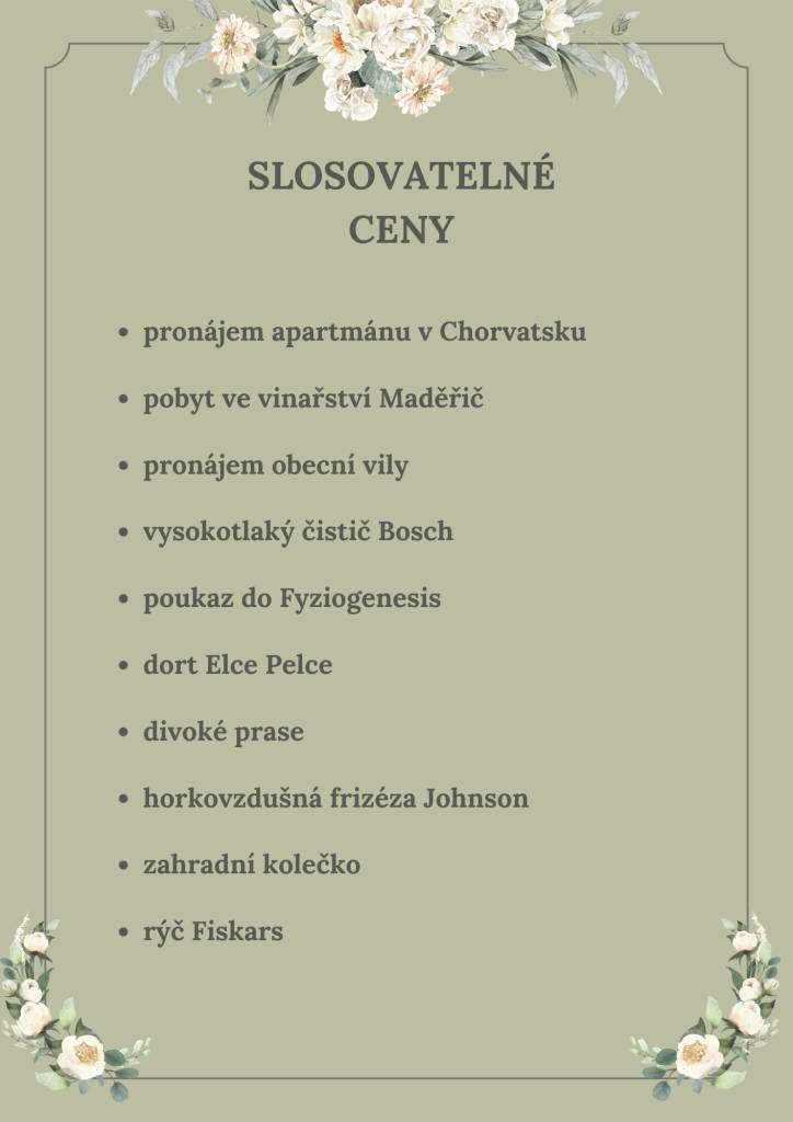 V sobotu proběhne tradiční Obecní ples. Tentokrát se můžete opravdu těšit na bohatou a pestrou tombolu.