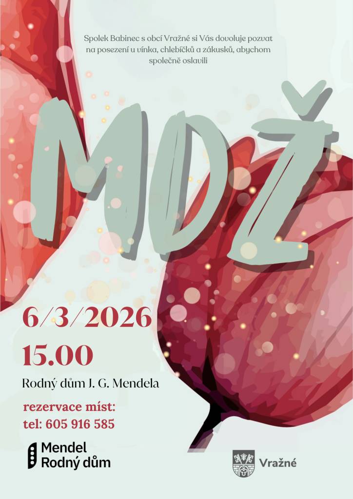 Spolek babinec zve všechny ženy na MDž - rezervace nutná!