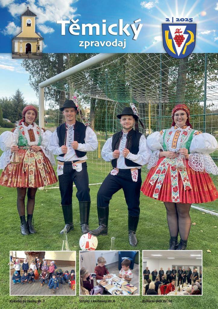 Těmický zpravodaj plný informací o dění v obci.