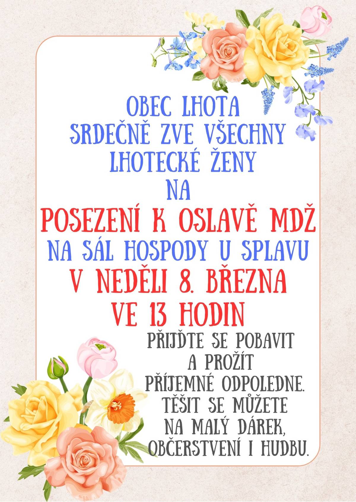 Těšíme se na vás :-)