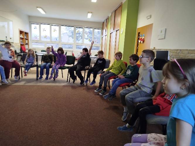 V lednu jsme měli první preventivní program na téma Já prvňák.