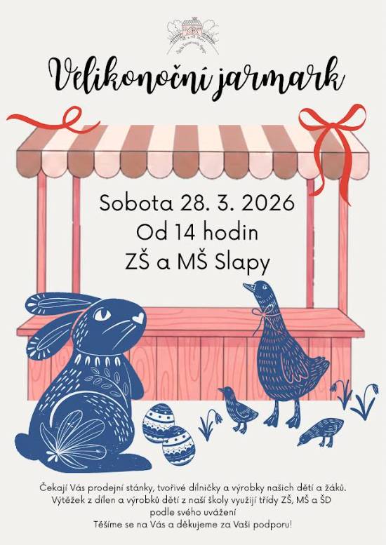 Velikonoční jarmark na Slapech
