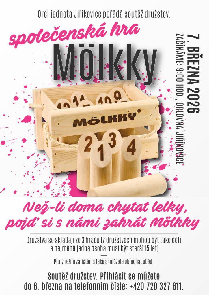 Orel jednota Jiříkovice vás zve na společenskou hru.