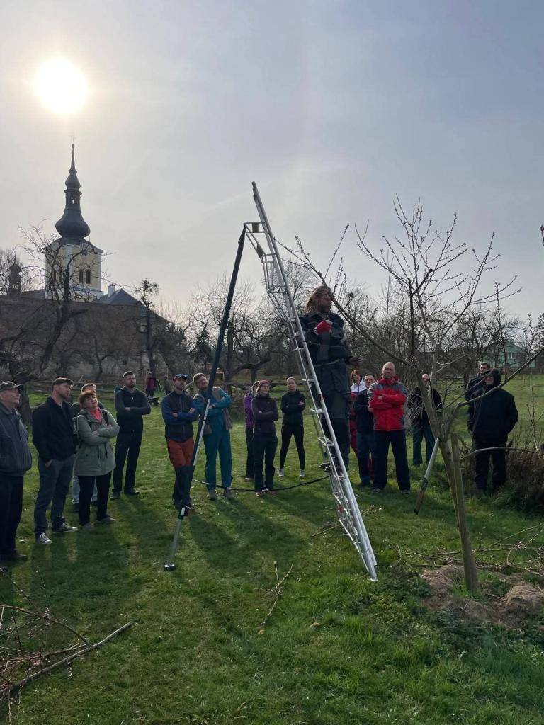 srdečně zveme na kurz střihu ovocných stromů do farské zahrady