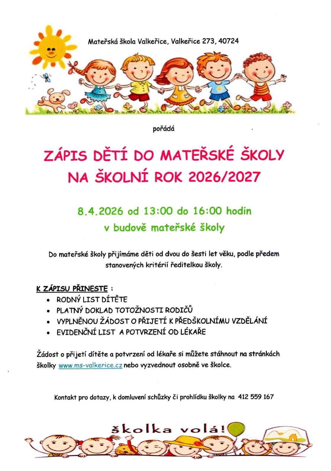 V přiloženém souboru najdete potřebné informace.