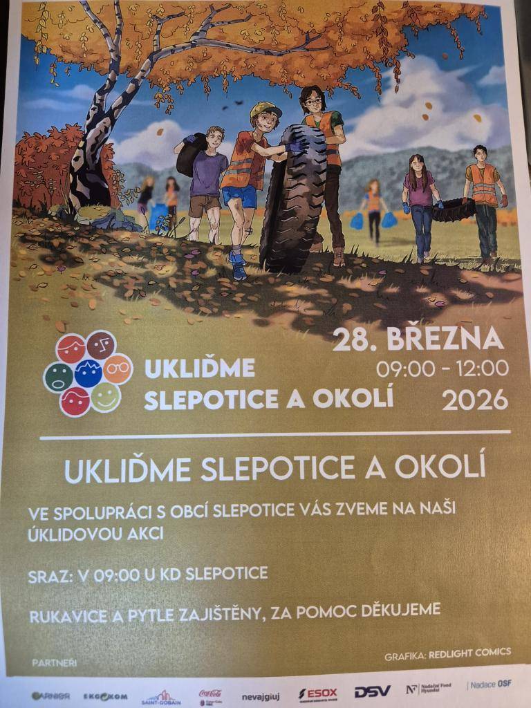 Ukliďme Slepotice a okolí - 28.3. 2026
