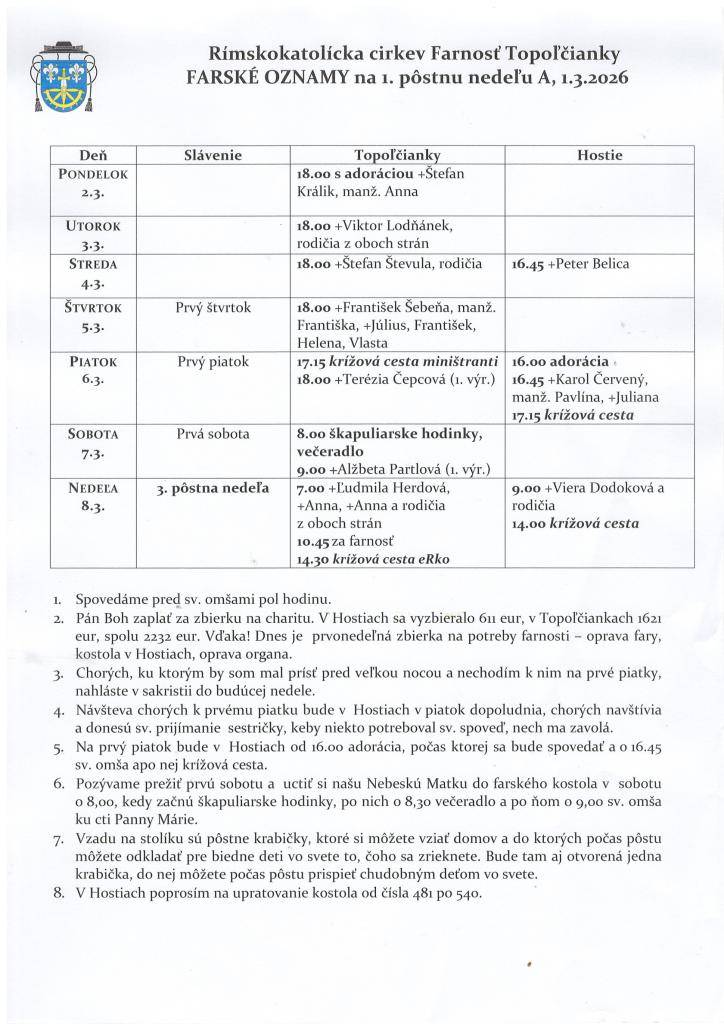 farské oznamy