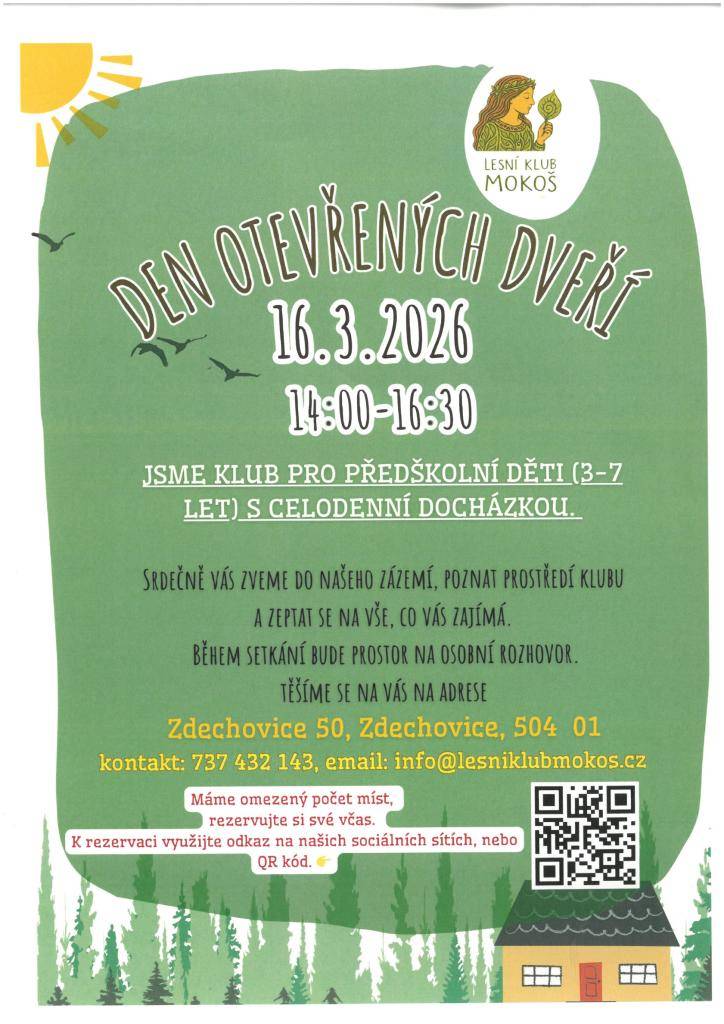 Klub pro předškolní děti s celodenní docházkou