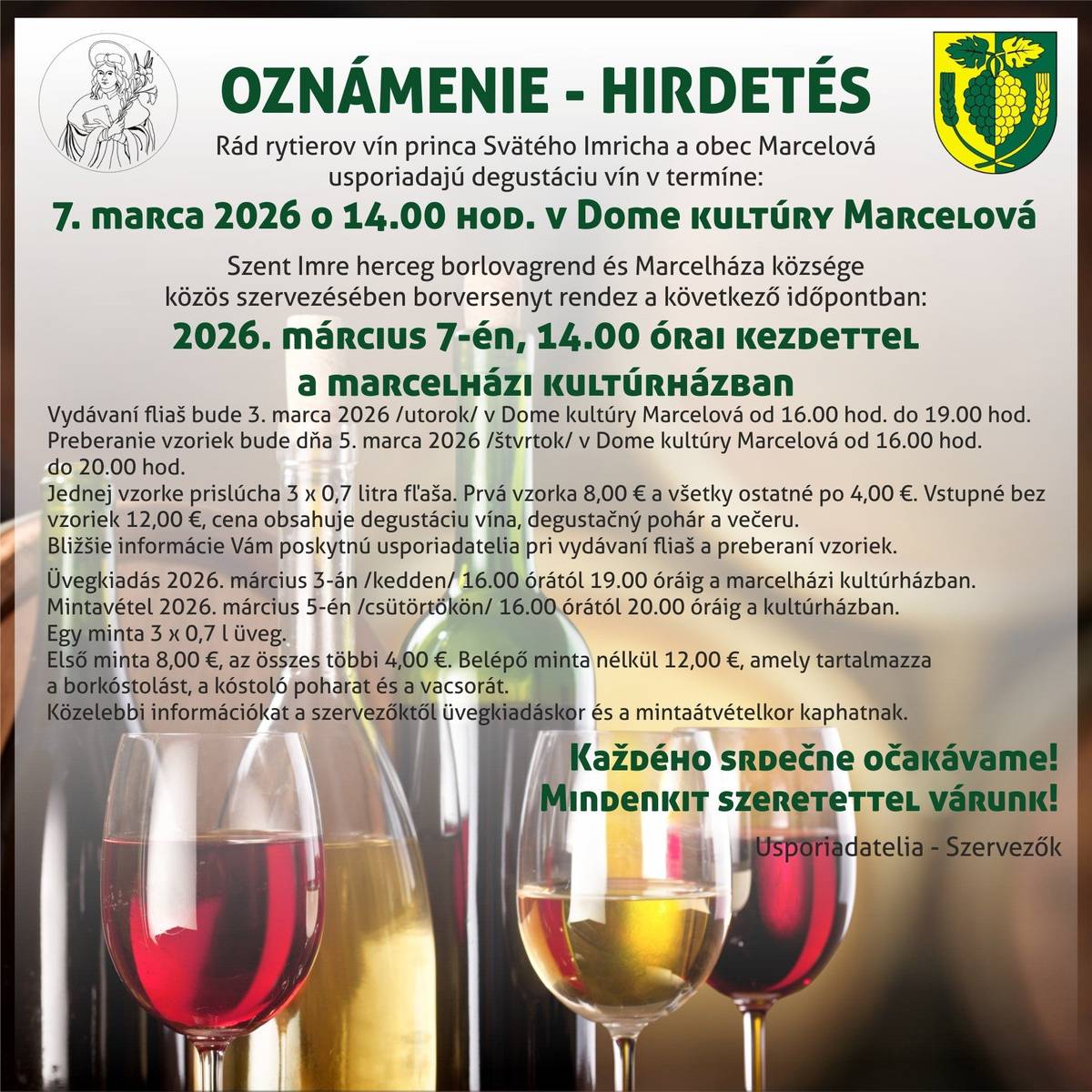 Degustácia vín - Borverseny