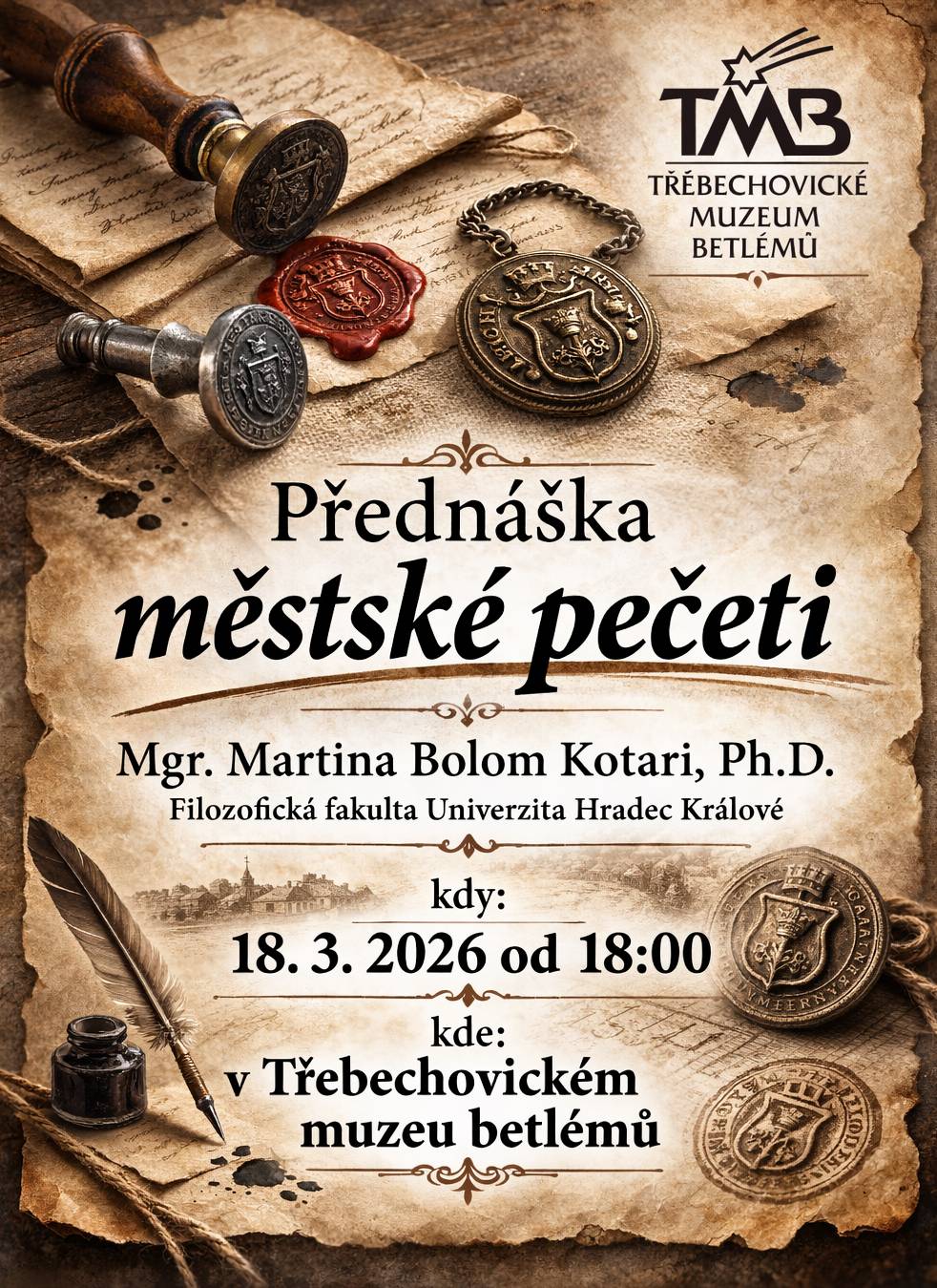 Přednáška v TMB 18.3.2026