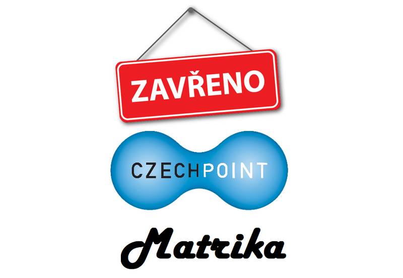 Tento týden od pondělí 2.3.2026 do pátku 6.3.2026 je z důvodu nemoci uzavřen Czech Point, Matrika, Ověřování podpisů a listin, Evidence obyvatel… Děkujeme za pochopení.