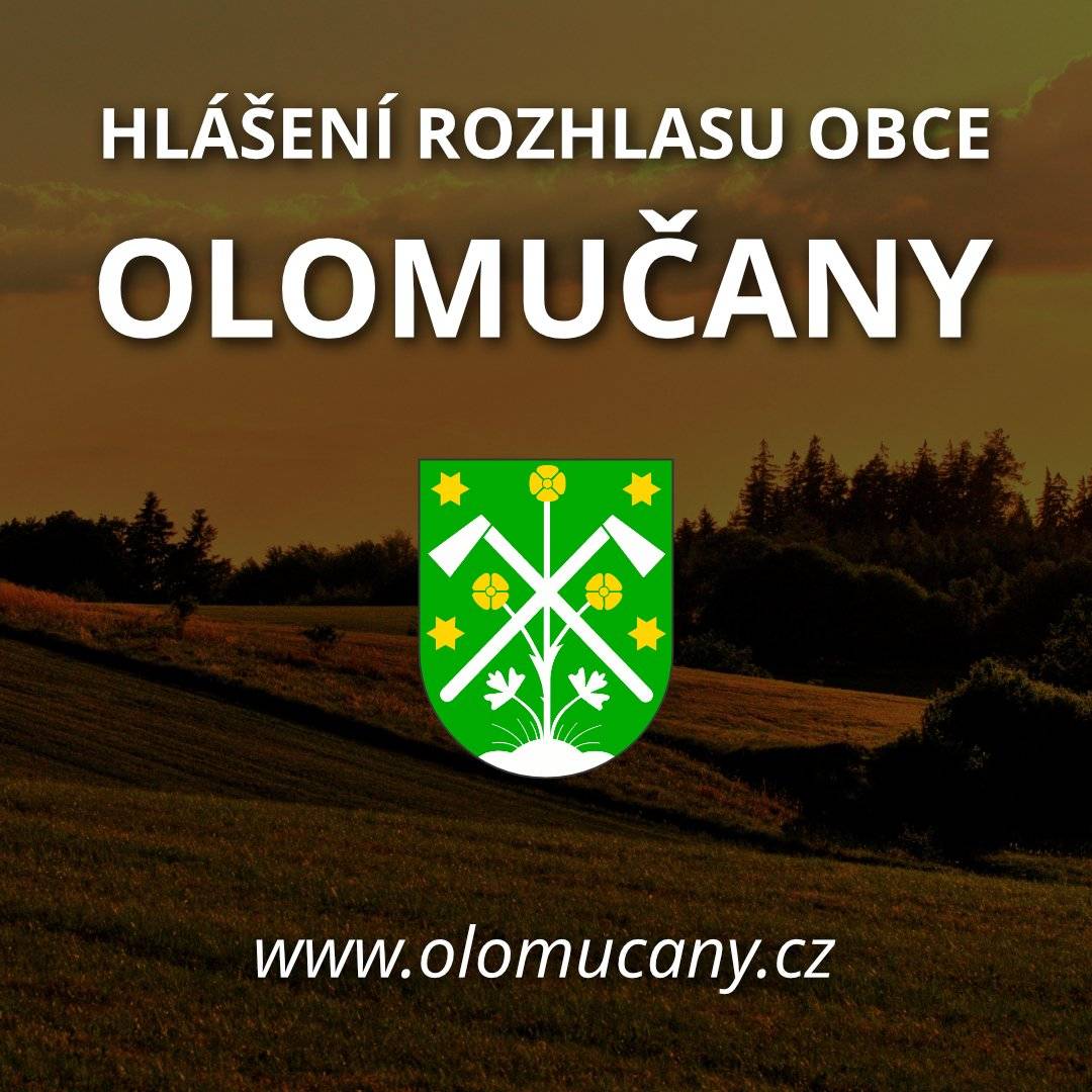Obecní úřad Olomučany, jako správce poplatku za provoz systému shromažďování, sběru, přepravy, třídění, využívání a odstraňování komunálních odpadů, upozorňuje občany, kteří nemají daný poplatek za rok 2025 zaplacen, aby tak neodkladně učinili a tím se vyhnuli případným finančním postihům. Poplatek lze zaplatit – bezhotovostním převodem na číslo účtu 1360642319/0800, variabilní symbol = číslo popisné nebo evidenční, – v hotovosti, na pokladně obecního úřadu v úředních hodinách Nesplněním této povinnosti se poplatník vystavuje postihu dle platné legislativy. (Daňový řád a Obecně závazná vyhláška o poplatku za provoz systému shromažďování, sběru, přepravy, třídění, využívání a odstraňování komunálních odpadů). Za Obecní úřad Olomučany Josef Smíšek, starosta