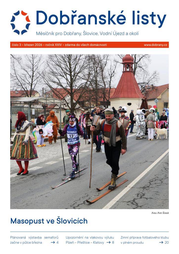 Přečtěte si aktuální číslo Dobřanských listů.