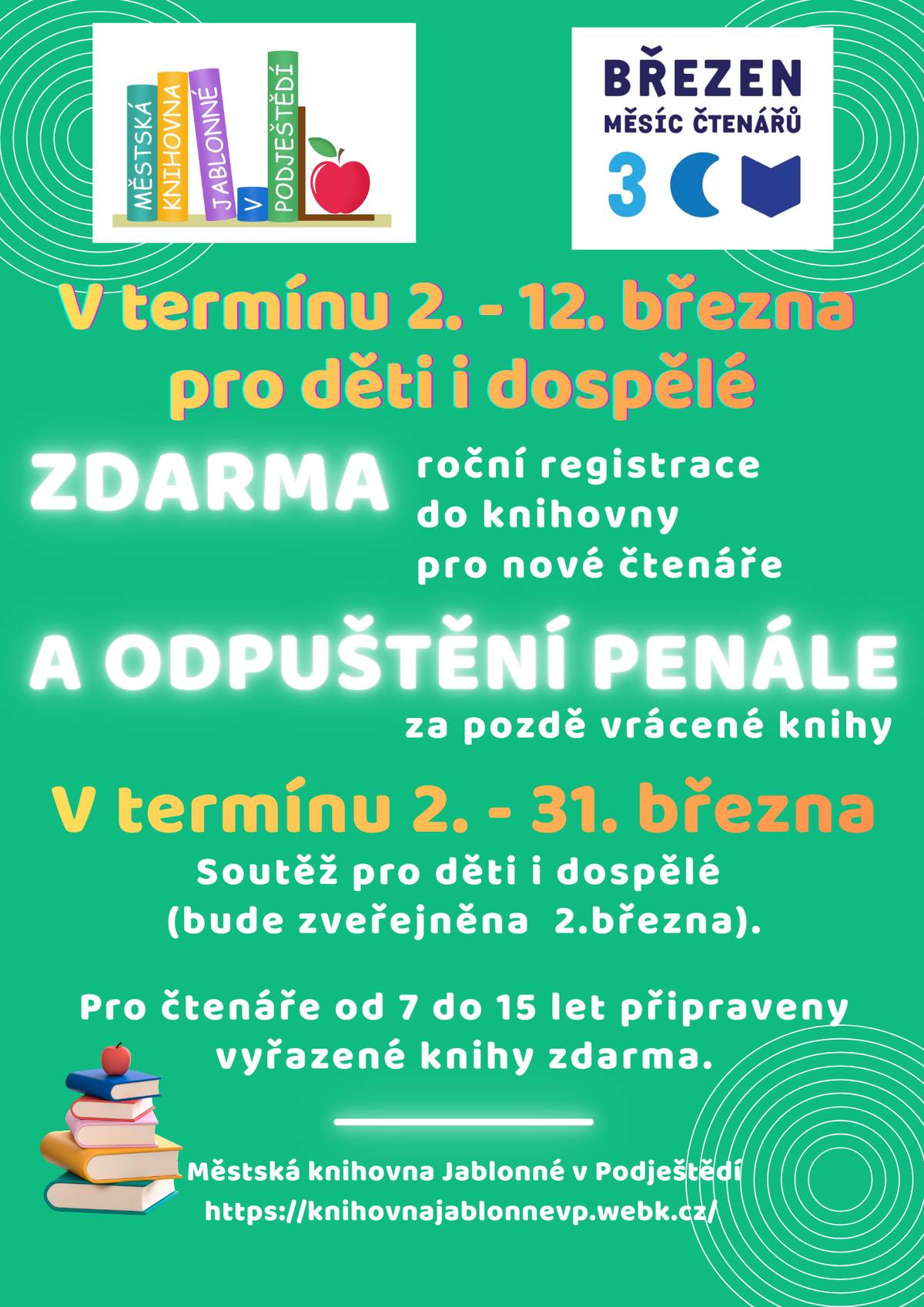 Vážení a milí spoluobčané, posíláme Vám přehled akcí připravených pro nejbližší období. Těšíme se na některé z nich na viděnou! Užívejte si nadcházející slunečné dny v plném zdraví a s báječnou náladou.