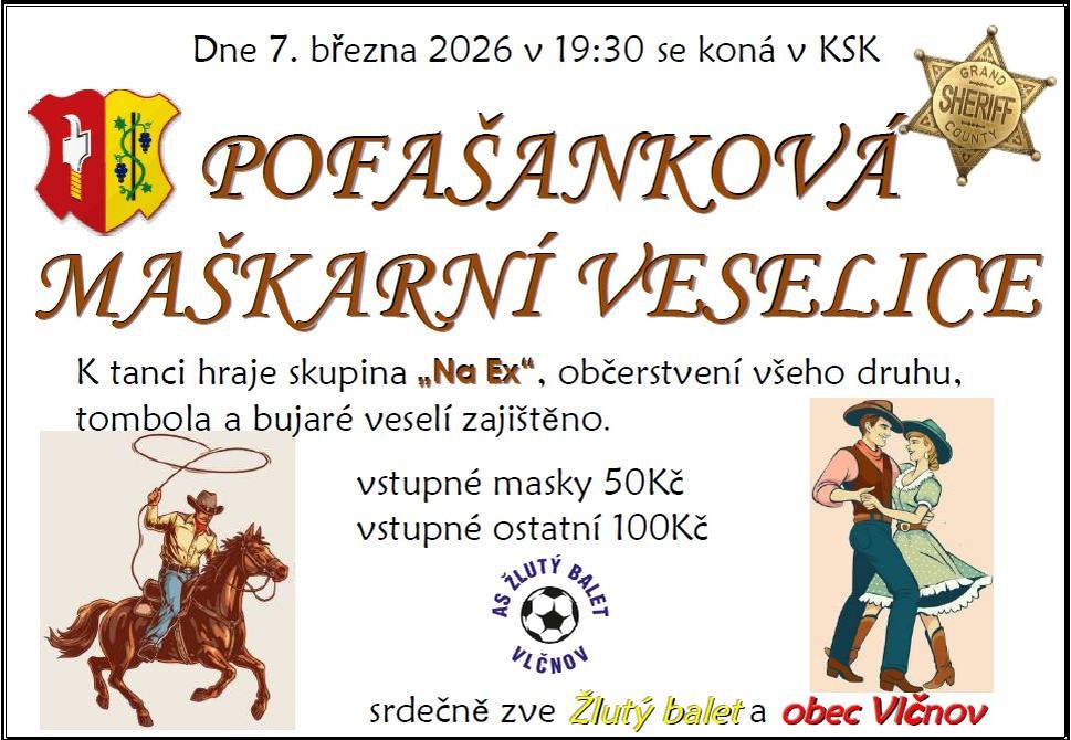 Občerstvení, tombola, bujaré veselí