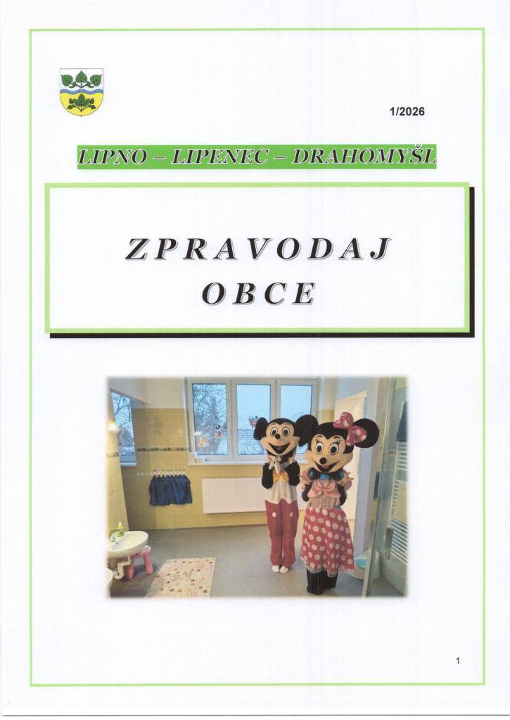 Přinášíme 1. letošní zpravodaj, který informuje o dění v obci