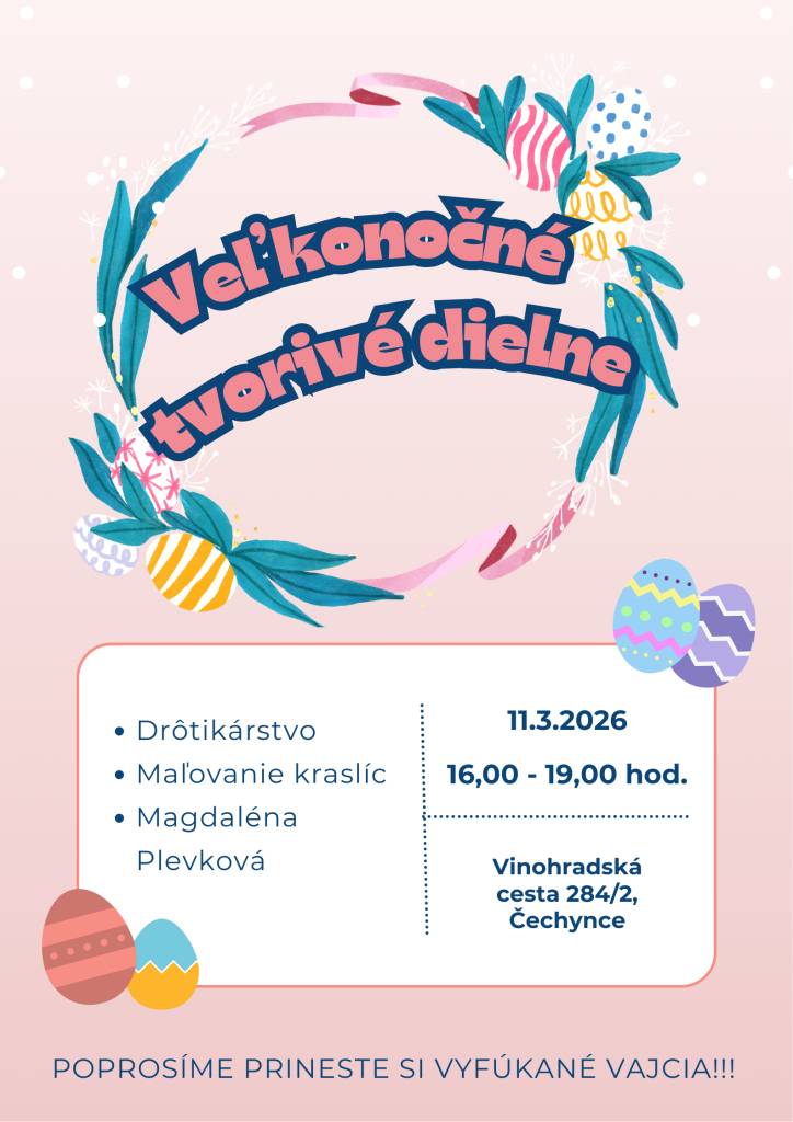 Veľkonočné tvorivé dielne