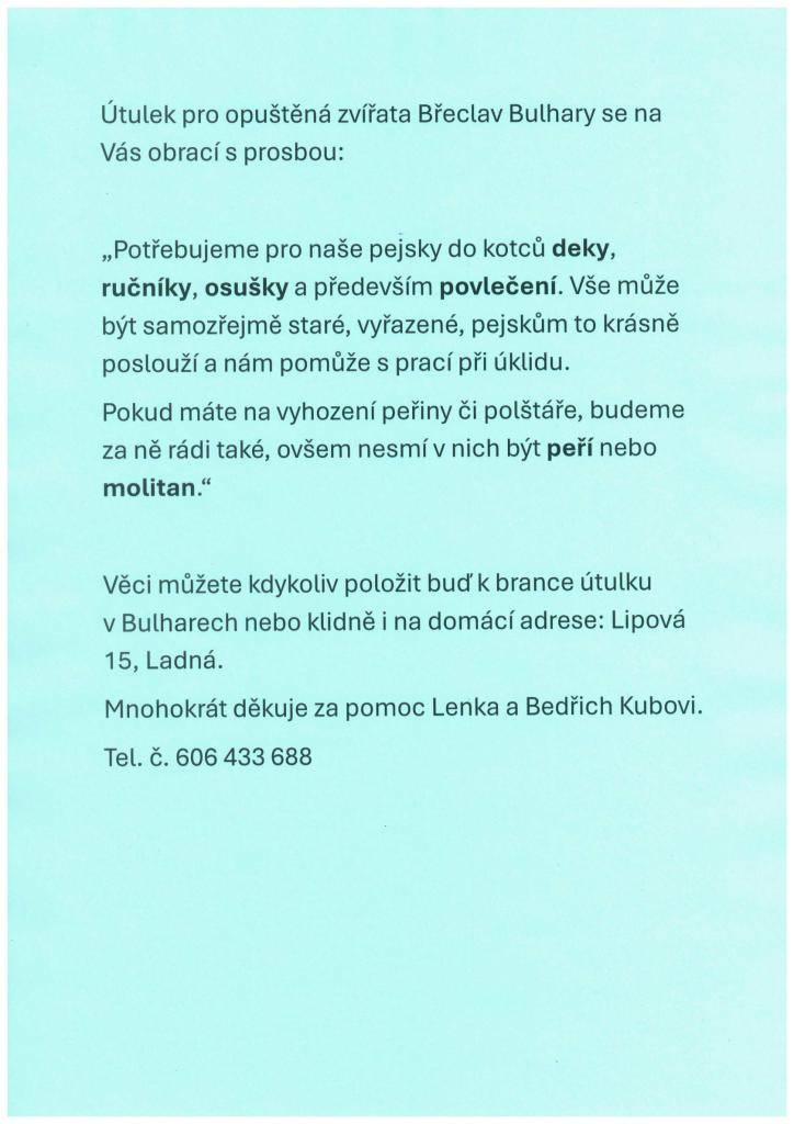 Útulek Bulhary