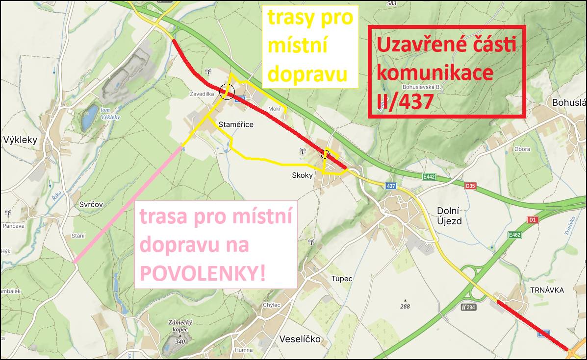 VEŘEJNÉ PROJEDNÁNÍ k realizaci stavební akce: „Rekonstrukce komunikace II/437 Lipník n. B. – Velký Újezd“ se uskuteční v: ÚTERÝ 17.3.2026 OD 17:00 v Kulturním domě v Dolním Újezdě (č.p. 176) Program: Představení projektu a stavebních objeků Časový harmonogram Uzavírky, objízdné trasy a dopravní značení Diskuze Projednání je určeno především pro občany z místních částí Skoky a Staměřice.