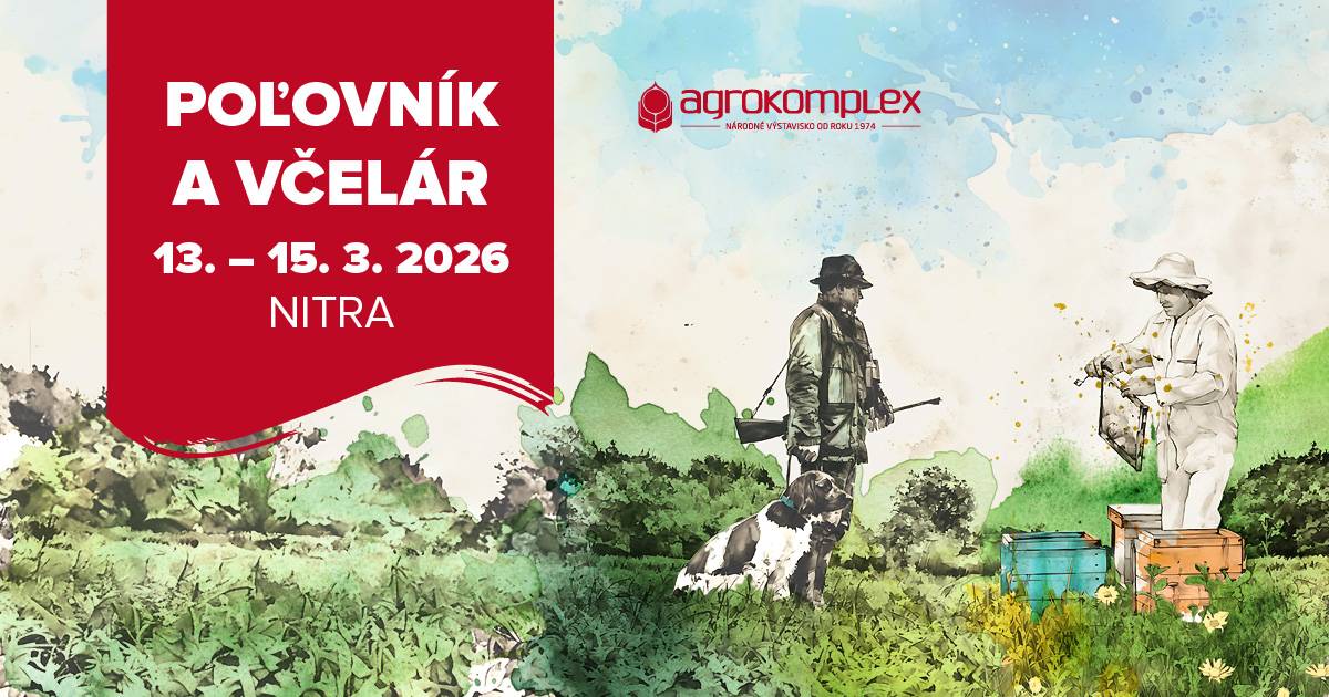 Dávame Vám do pozornosti Výstavu, ktorá sa koná   13.-15. marca 2026 na výstavisku Agrokomplex.    Výstava Poľovník a Včelár. Súbežne s výstavou prebieha aj rybársky veľtrh FOR FISHING NITRA.