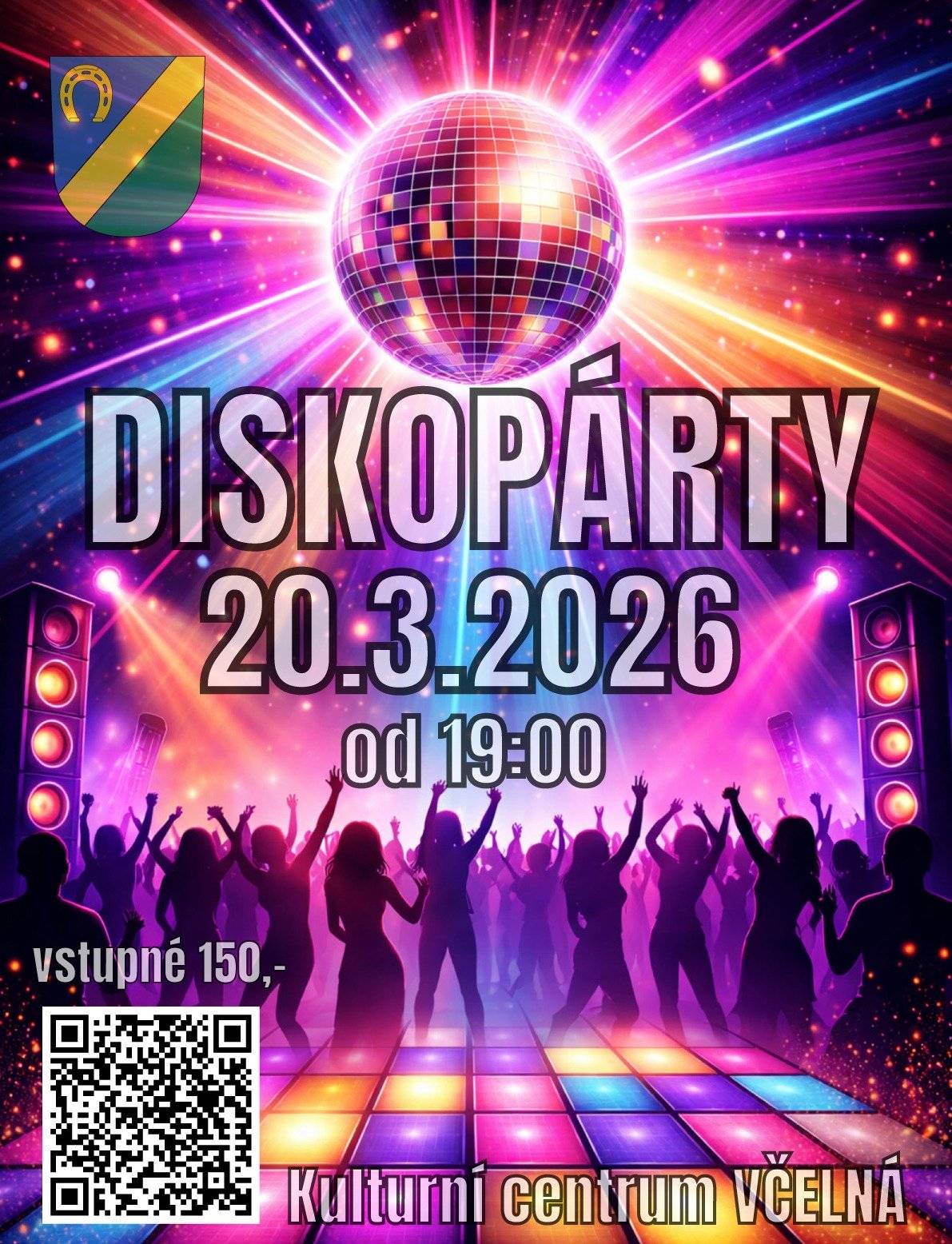 Milí spoluobčané, připomínáme, že jsou již v prodeji vstupenky na březnové akce v kulturním centru: Diskopárty  v pátek 20.3., vstupné 150 Kč - vstupenky DISKOPÁRTY Divadlo SORRY,...BABY!  v pátek 27.3., vstupné 150 Kč - vstupenky divadlo Těšíme se na vás. Obec Včelná