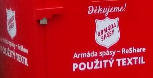 V pondělí 9. března proběhne sběr oblečení pro Armádu spásy. Prosíme, nevkládejte do pytlů jiné textilie, boty ani hračky.