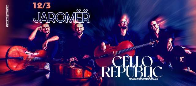 Cello Republic je soubor složený ze čtyř violoncellistů, kteří si po studiích na předních světových vysokých školách uvědomili, že jim v jejich dosavadním koncertování na velkých pódiích něco chybělo, humor.