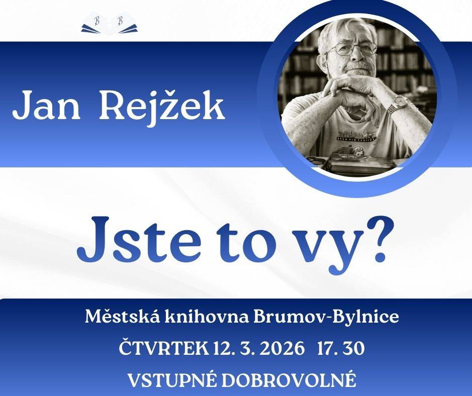 Beseda s publicistou, hudebním a filmovým kritikem Janem Rejžkem, který představí svou knihu Jste to vy?