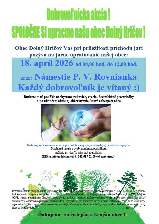 Hľadáme všetkých dobrovoľníkov!