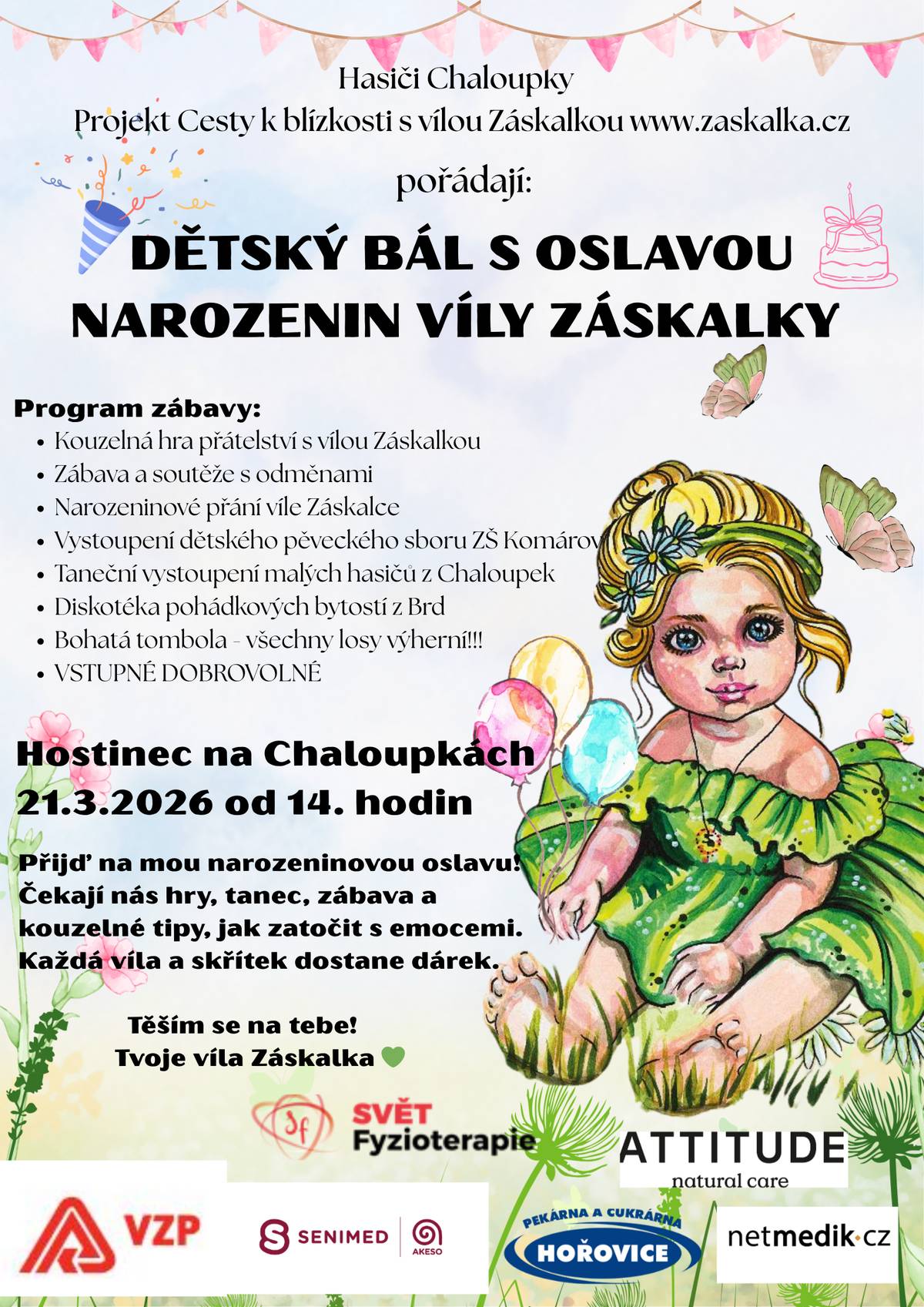 Dětský maškarní bál 21.3.2026