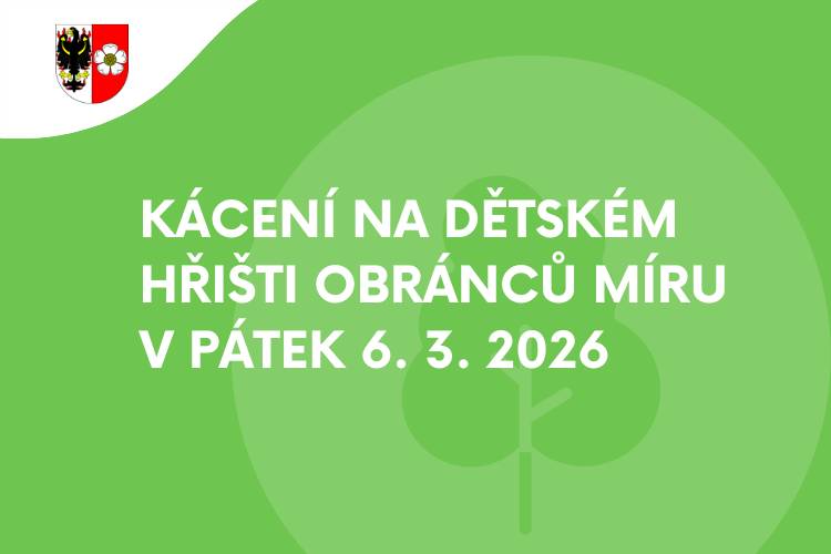 Dbejte prosím zvýšené opatrnosti a respektujte pokyny arboristů.