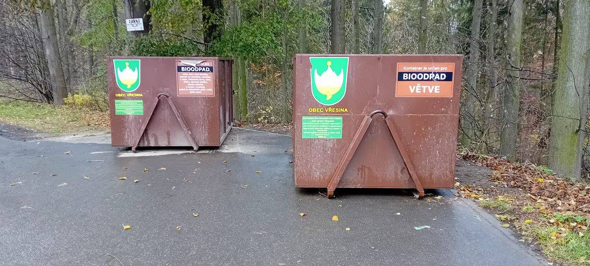 Upozorňujeme občany, že od 2. března 2026 jsou opět přistaveny kontejnery na biologický odpad v místech:    na horním konci ulice Topolové  na Hadím kopci vedle sběrného místa odpadů  v areálu hasičárny  na ulici Záhumení